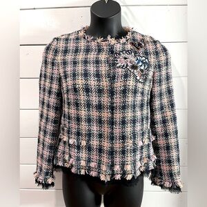 🩷 MARCCAIN Checked Jacket N4 (40 / M-L)